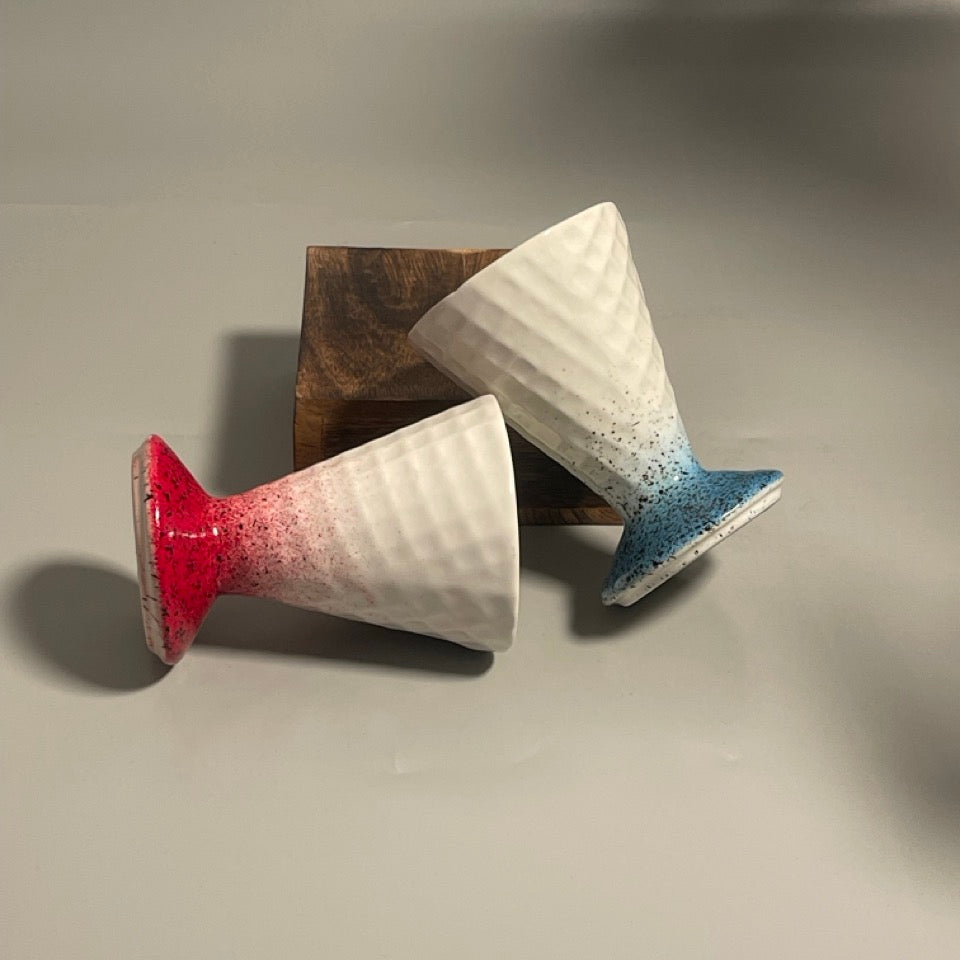 Set of 2 ice cream dessert cone