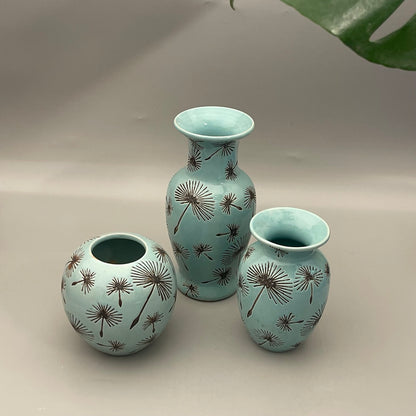 Stoneprint Vase Trio – Set of 3