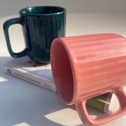 Ribbed Harmony Mugs (Set of 2)