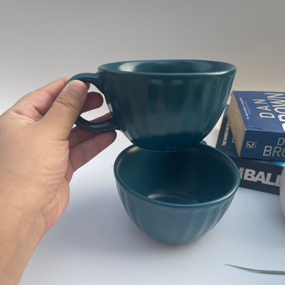 Seafoam Serenity Mugs (Set of 2)